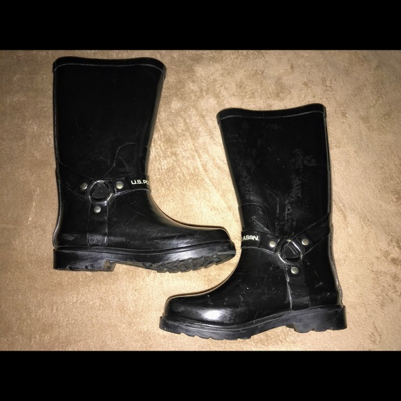 💞💞KIDS💞US POLO RUBBER RAIN BOOTS💞12M💞💞 - Picture 2 of 5